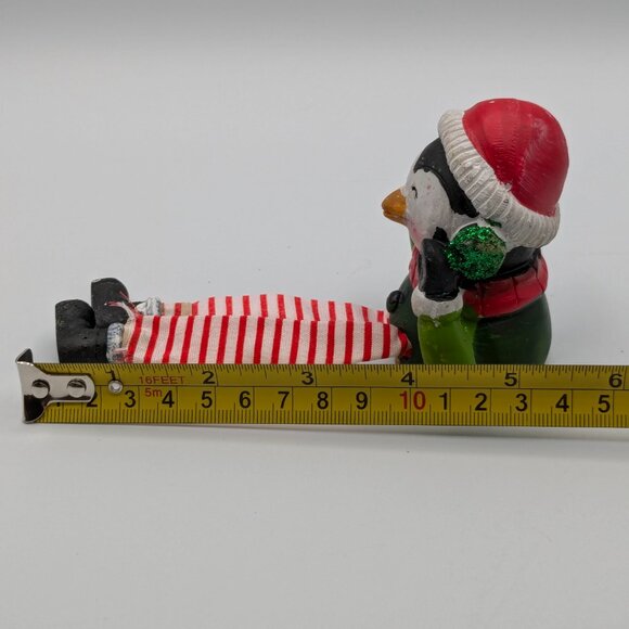 Shelf Sitter Penguin Holiday Christmas Figurine - Picture 7 of 8